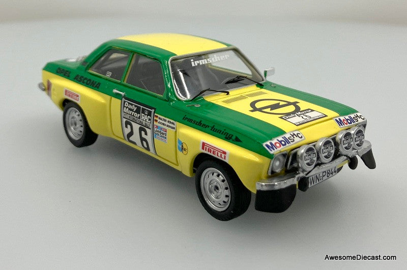 Trofeu 1:43 Opel Ascona #26: 1973 RAC Rally – Awesome Diecast LLC
