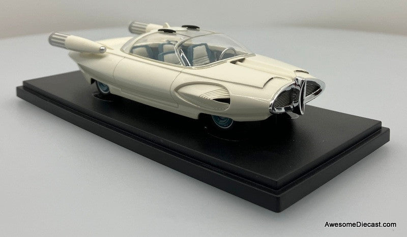 AutoCult 1:43 1958 Ford X 2000 Concept Car, White – Awesome