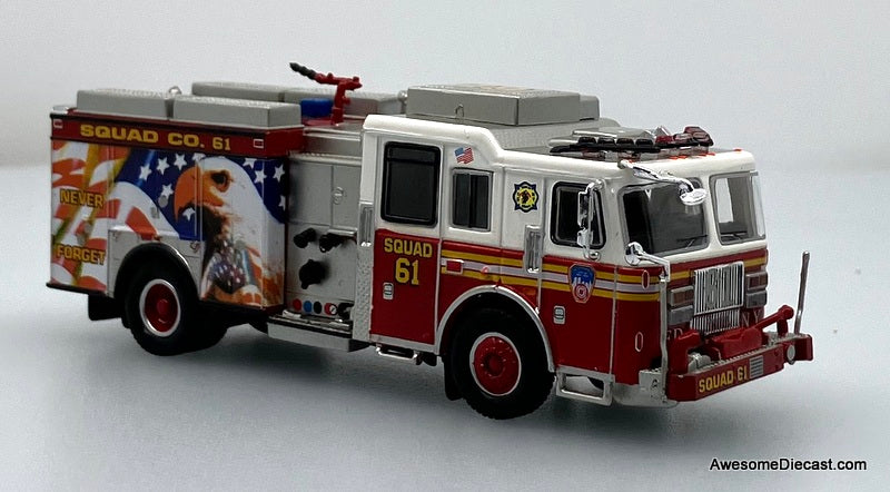 2013 Seagrave Attacker Fire Truck: FDNY, Squad 61, Bronx 1:87 ABS