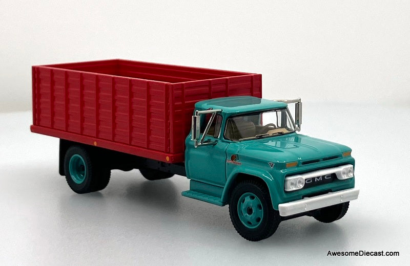 1st gear diecast 1963 GMC 4000 Single Axle Grain Truck, Turquoise 1:64 Diecast Model Tr –  Awesome Diecast LLC