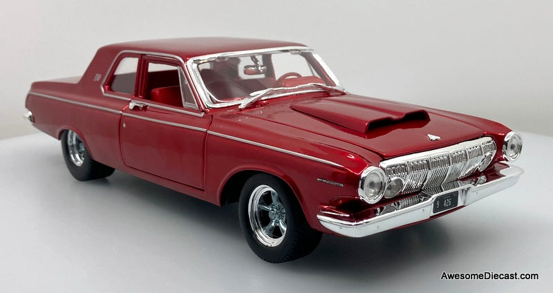 Maisto スペシャルエディション 1963Dodge330レッドメタリック 1963 Dodge 330, Metallic Red 1:18 Diecast Model Car by Maisto