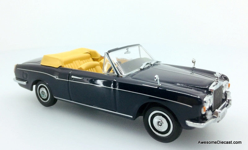 Oxford 1:43 1971 Rolls Royce Corniche Convertible (RHD), Indigo