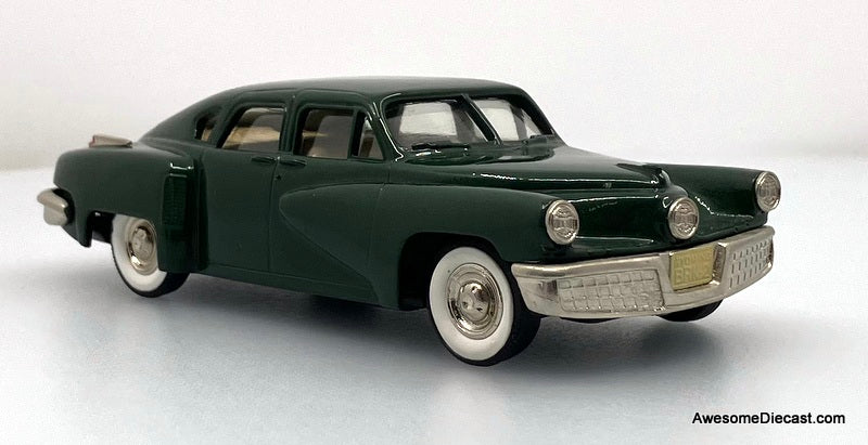 ミニカー 1948 Tucker Torpedo 1948 Tucker Torpedo, Forest Green Metallic 1:43 White Metal Model