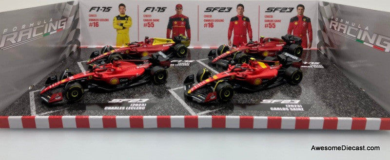 Ferrari Formula One Team 4 Car Set 2021-2023 1:43 Diecast Model