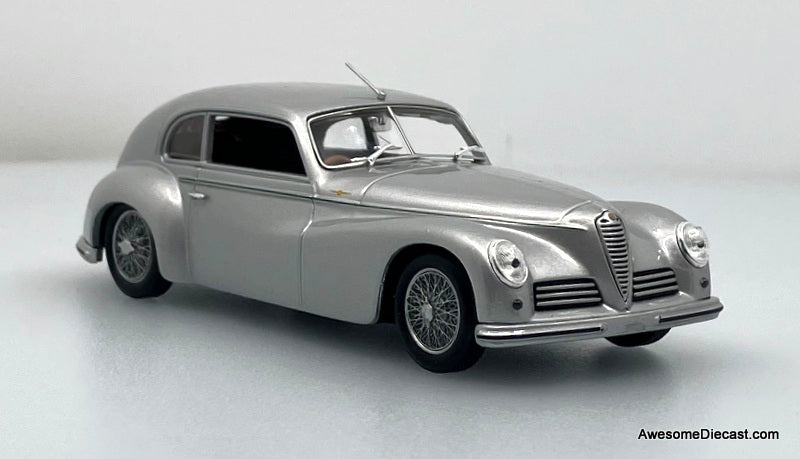 1947 Alfa Romeo 6C Freccia D'Oro, Silver 1:43 Diecast Model Car by