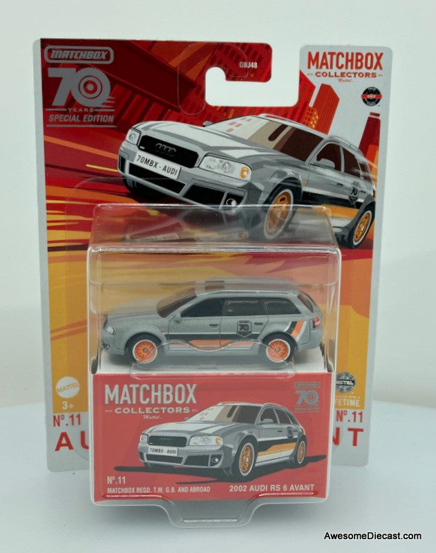 Matchbox 1:64 2002 Audi RS 6 Avant Wagon, Gray – Awesome Diecast LLC