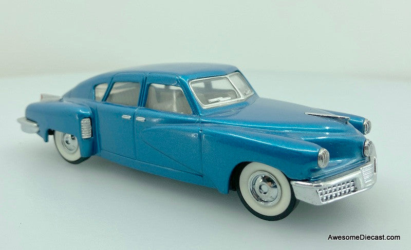 1948 Tucker Torpedo, Metallic Blue 1:43 Diecast Model Car by