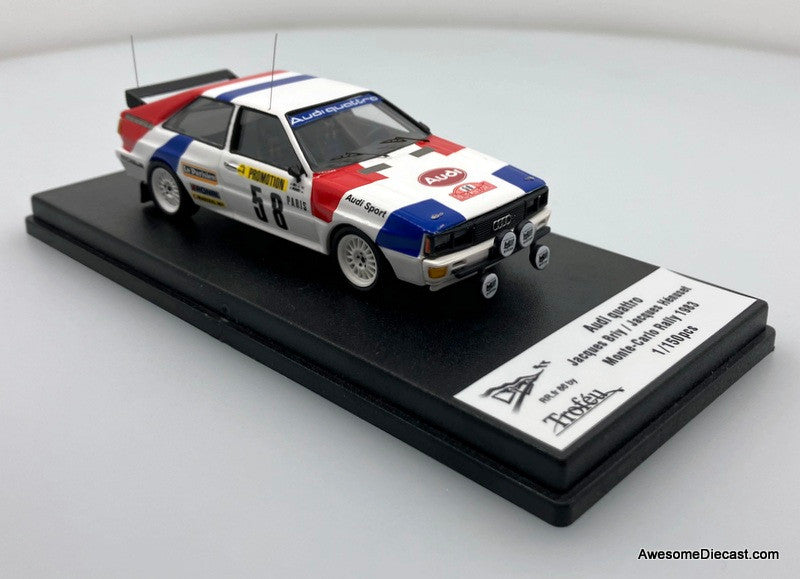 Audi Quattro #58 1983 Monte Carlo Rally 1:43 Resin Cast Model by