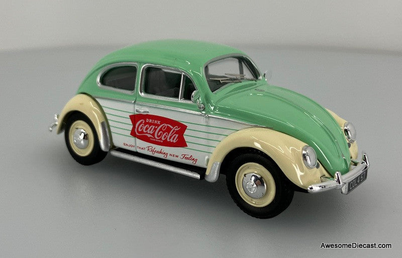 Corgi 1:43 1957 Volkswagen Beetle: Coca Cola – Awesome Diecast LLC