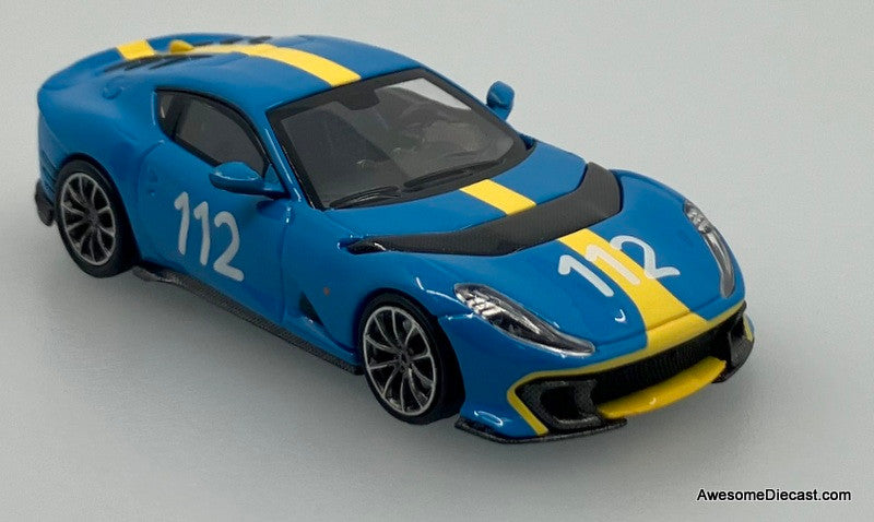 Ferrari FE812C Competizione #112, French Racing Blue 1:64 Diecast