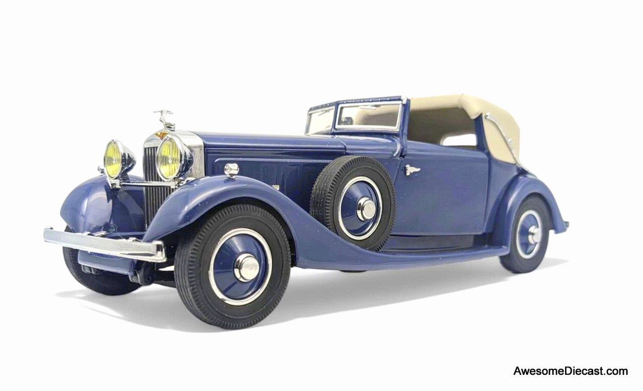 1915 Stutz Bearcat - Yellow 1:24 Diecast Car Model by Franklin