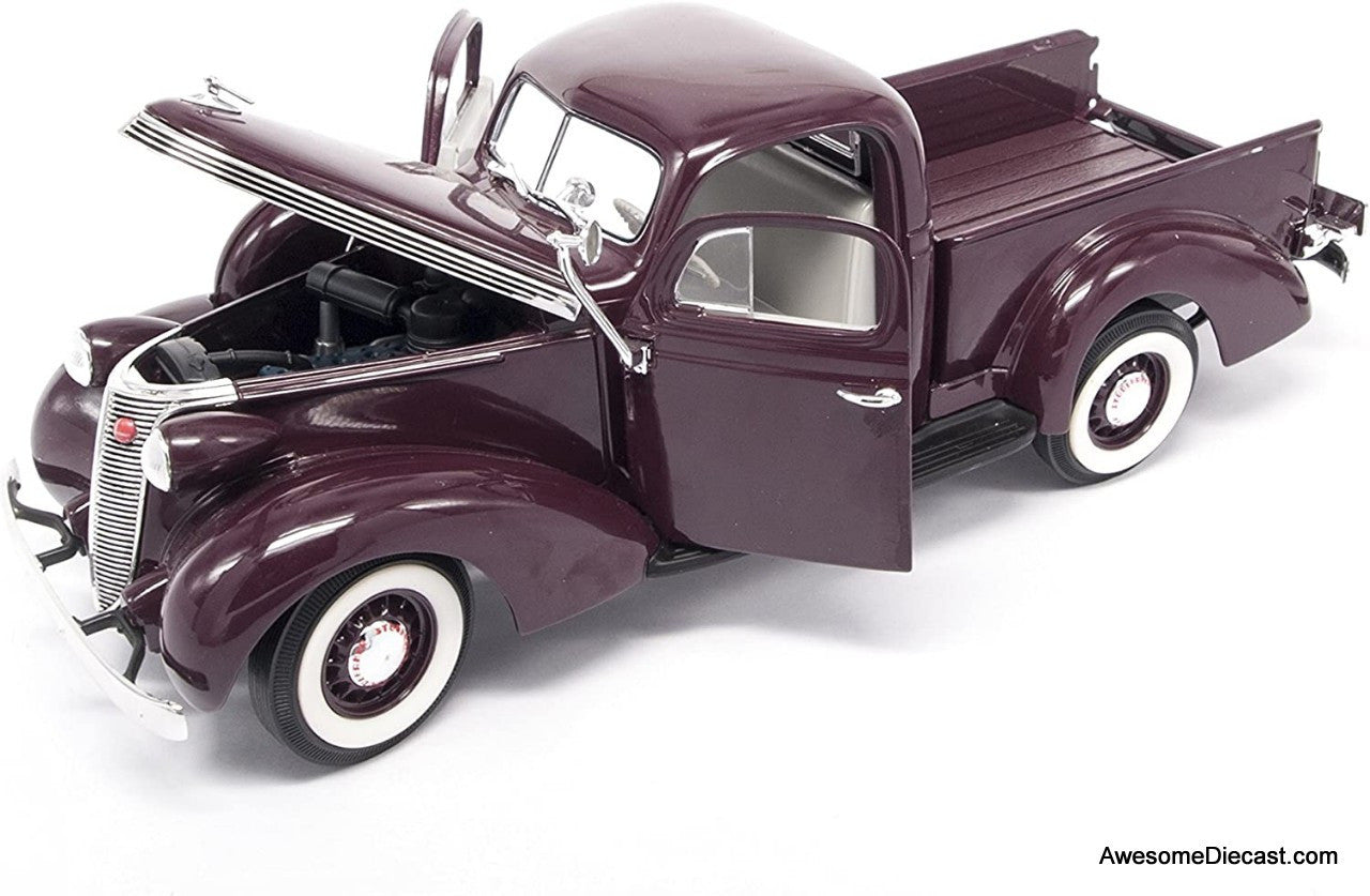 1937 Studebaker Coupe Express Pickup - Burgundy 1:18 Diecast Model by Road Signature