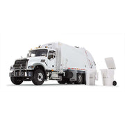 First Gear 1:34 Mack Granite MP w/McNeilus Rear Load Garbage Truck, Blank White