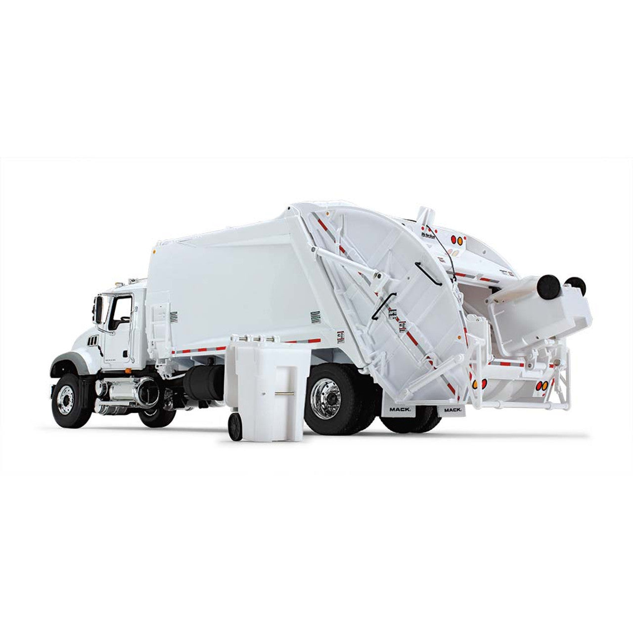First Gear 1:34 Mack Granite MP w/McNeilus Rear Load Garbage Truck, Blank White