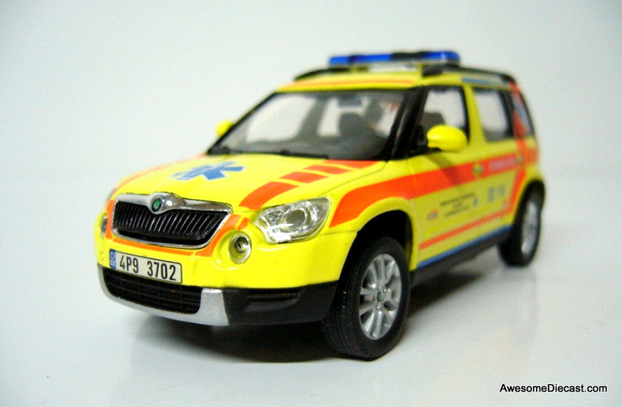 Abrex 1:43 Skoda Yeti Pilsen Emergency ZZS Czech Republic
