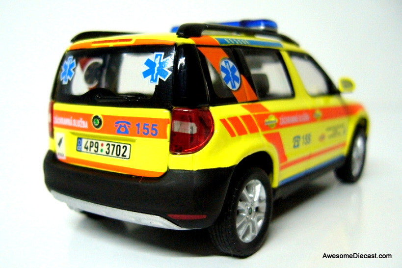Abrex 1:43 Skoda Yeti Pilsen Emergency ZZS Czech Republic