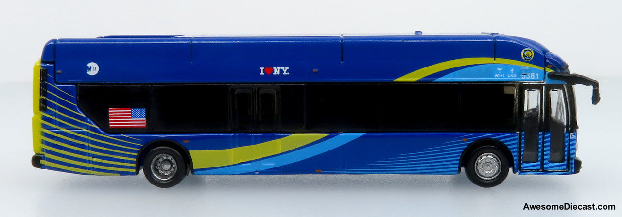 NFI Xcelsior XN40 Transit Bus: MTA New York City 1:160 (N Scale) Diecast Model Bus by Iconic Replicas