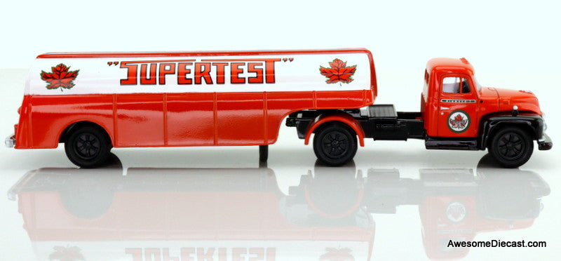 Corgi 1:50 Diamond T Semi-Tanker: Supertest, Red/White