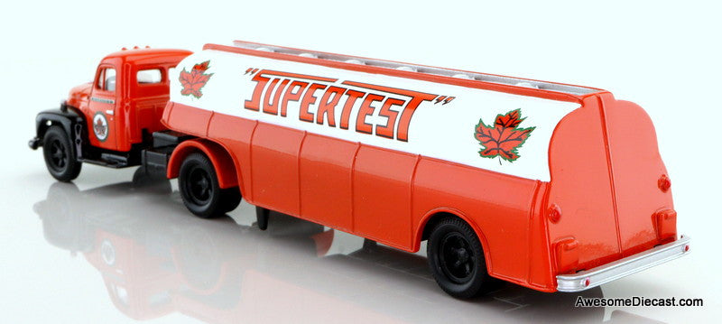 Corgi 1:50 Diamond T Semi-Tanker: Supertest, Red/White