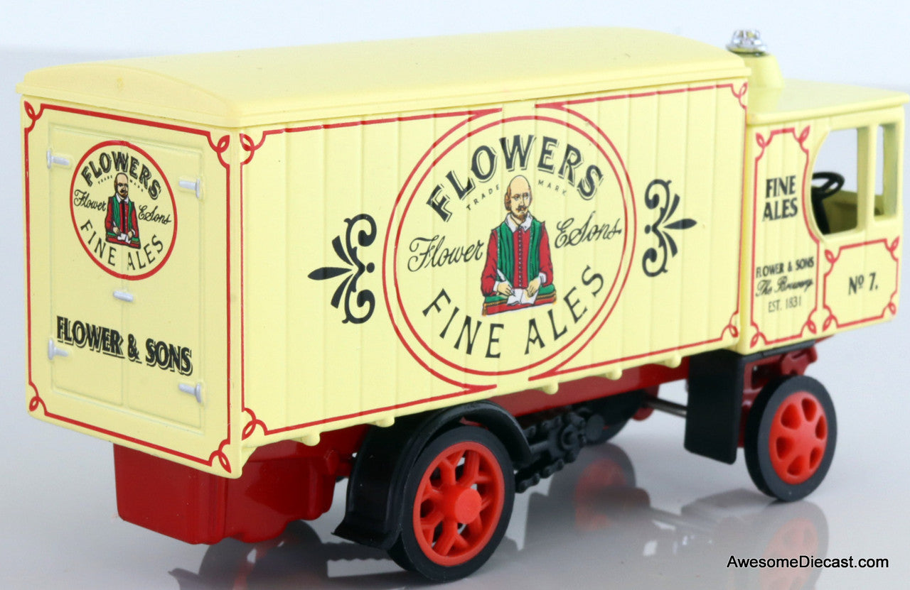 1929 Garrett Steam Wagon Flowers, Diecast Model Car by Matchbox