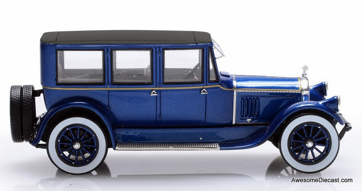 Esval Models 1:43 1921 Pierce Arrow Model 32 7 Seat Limousine, Blue
