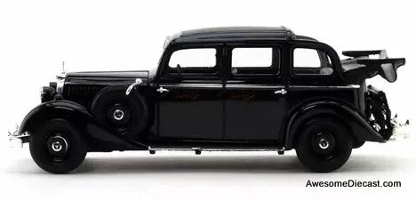 1940 Mercedes-Benz 260D Pullman Landaulet, Black 1:43 Resin Cast Model Car by Esval Models