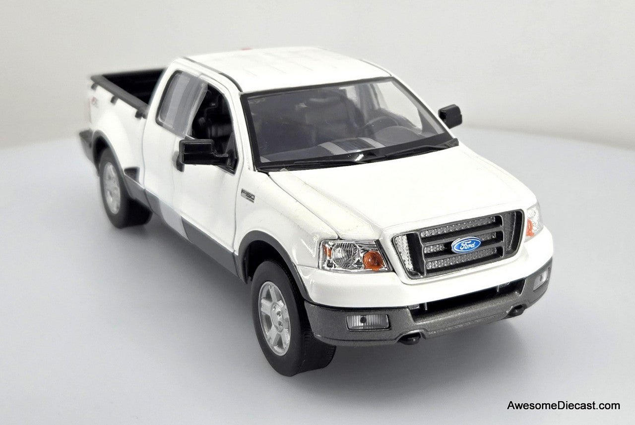 2004 Ford F-150 FX4 Pickup Extra Cab "Promotional Item", White 1:24 Diecast Model Truck by DG Productions