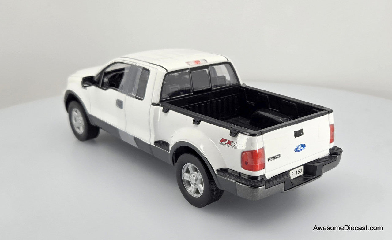 2004 Ford F-150 FX4 Pickup Extra Cab "Promotional Item", White 1:24 Diecast Model Truck by DG Productions