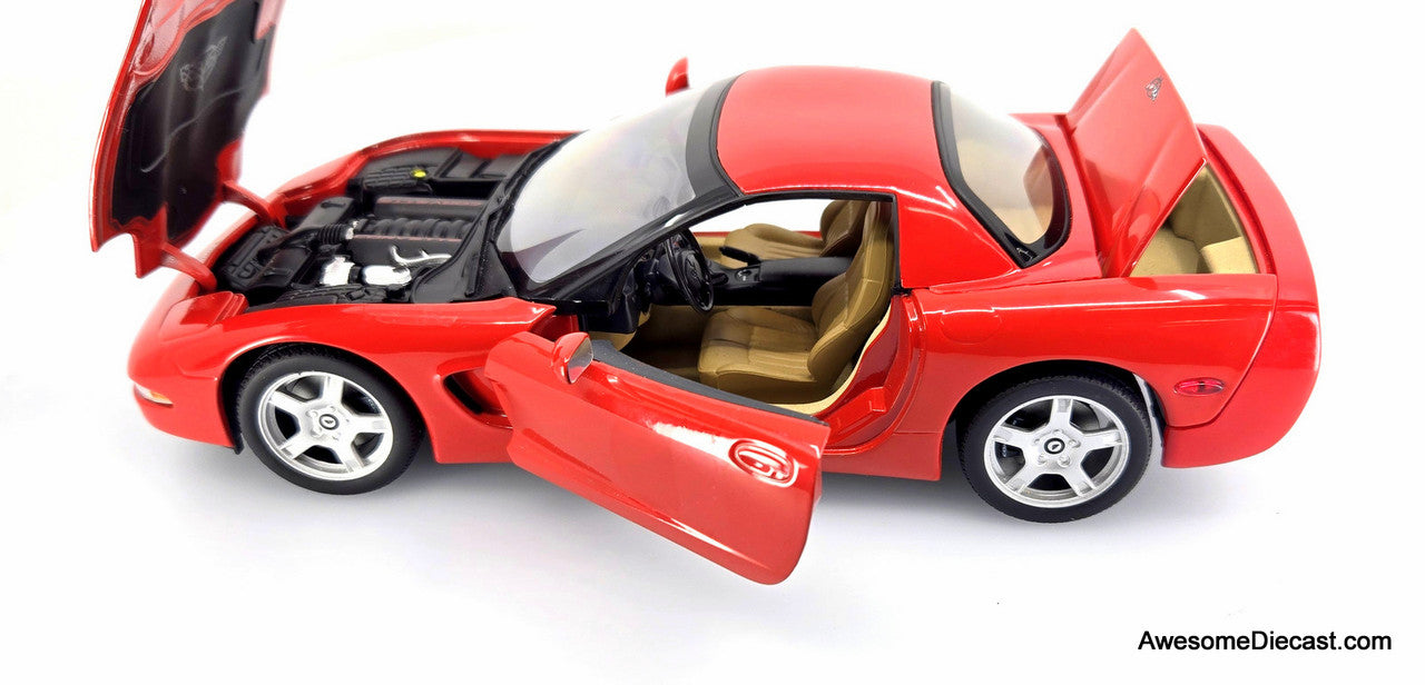 1999 Chevrolet Corvette Hard Top (Red) 1:18 Diecast Model by UT