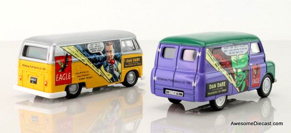 The Eagle Comic 2 Van Set - Bedford CA & Volkswagen Transporter  1:43 Diecast Models by Corgi