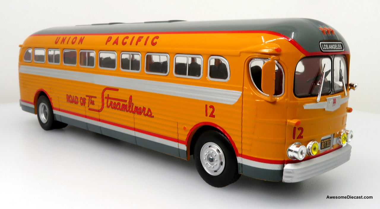 Iconic Replicas 1:43 GM PD4151 Silversides Coach: Union Pacific Railroad