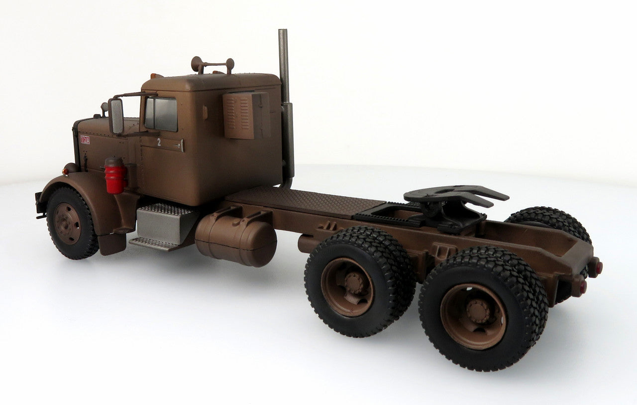 Last Few!! 1957 Peterbilt 281 "Needlenose" Tractor & Tanker Trailer: From the Movie "Duel" 1:43 Diecast/ABS Plastic Model Truck by Iconic Replicas