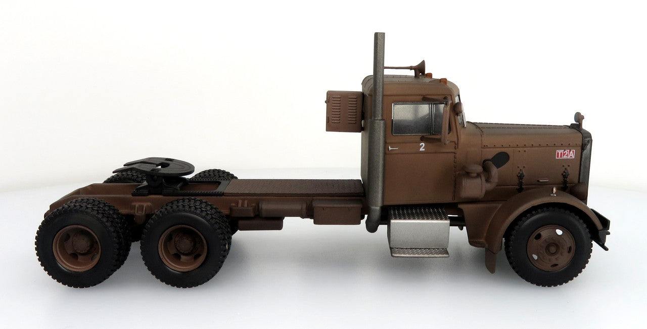 Last Few!! 1957 Peterbilt 281 "Needlenose" Tractor & Tanker Trailer: From the Movie "Duel" 1:43 Diecast/ABS Plastic Model Truck by Iconic Replicas