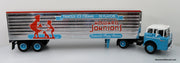 1960 Ford C-Series Tractor w/ Refrigerated Trailer: Howard Johnson's 1:43 Diecast/ABS Plastic Model Truck by Iconic Replicas