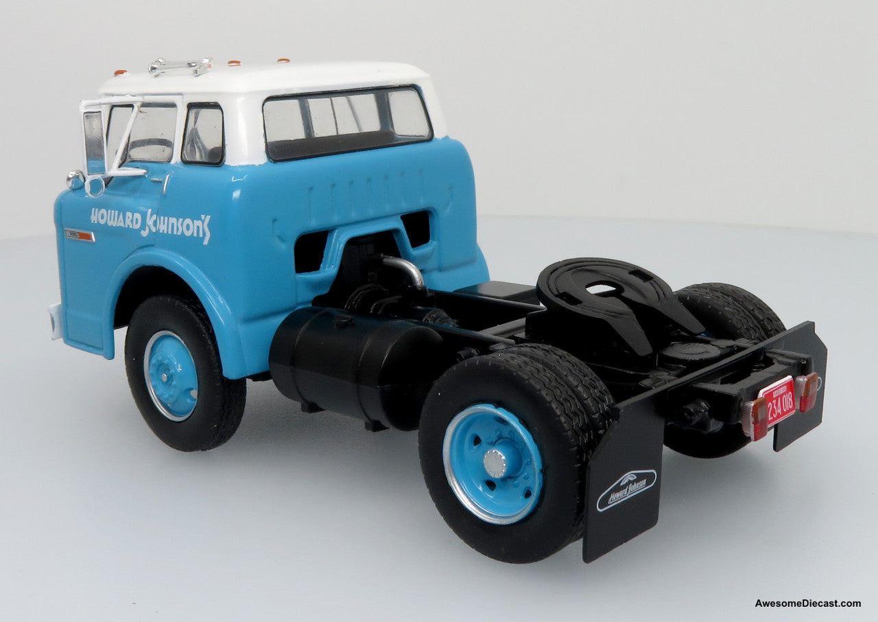 1960 Ford C-Series Tractor w/ Refrigerated Trailer: Howard Johnson's 1:43 Diecast/ABS Plastic Model Truck by Iconic Replicas