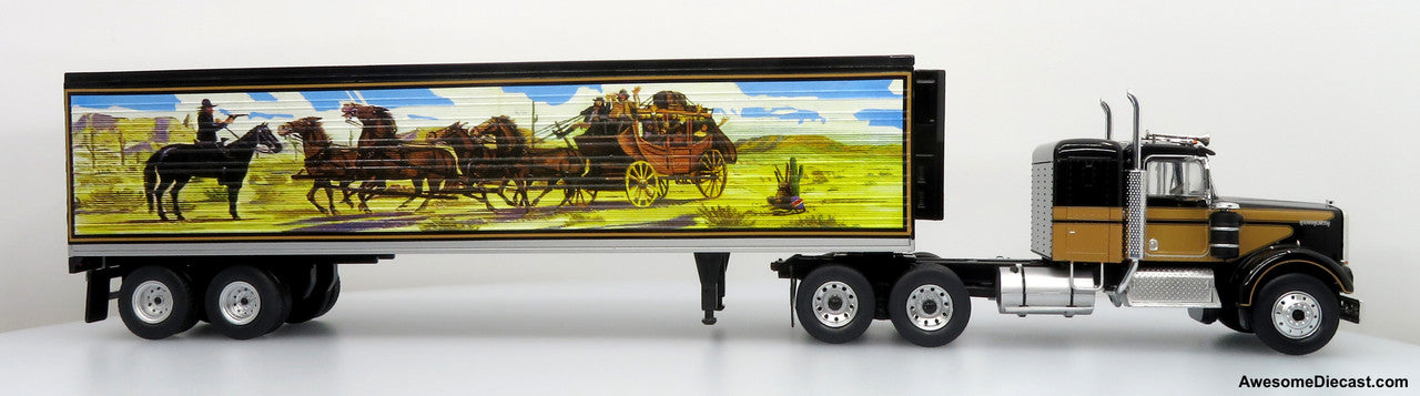 1977 Kenworth W900A Tractor w/Refrigerated Trailer - Bandit Trucking 1:43 Diecast/ABS Plastic Model Truck by Werk83