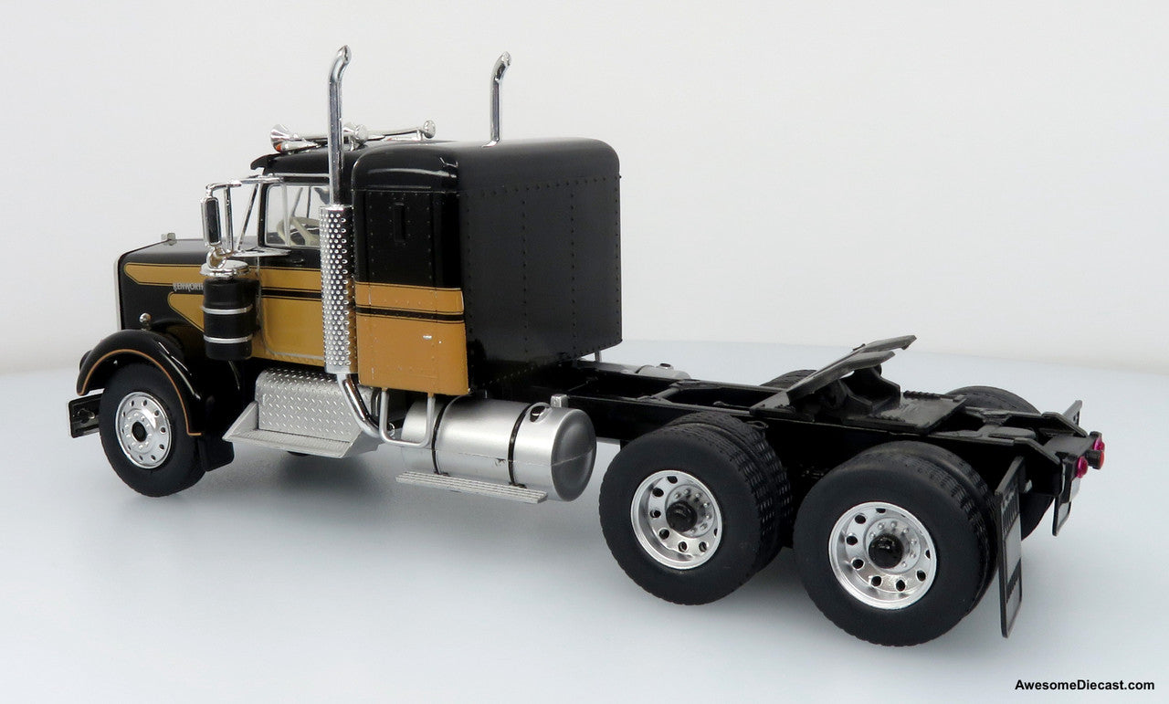 1977 Kenworth W900A Tractor w/Refrigerated Trailer - Bandit Trucking 1:43 Diecast/ABS Plastic Model Truck by Werk83