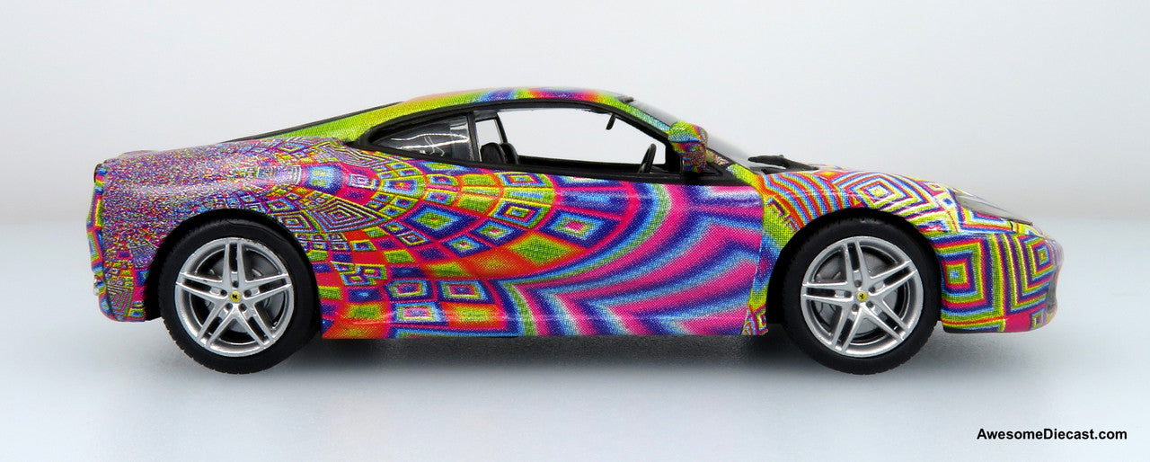 Ferrari F430 - Psychedelic Art Car (Multicolor) 1:43 Diecast Model by Iconic Replicas
