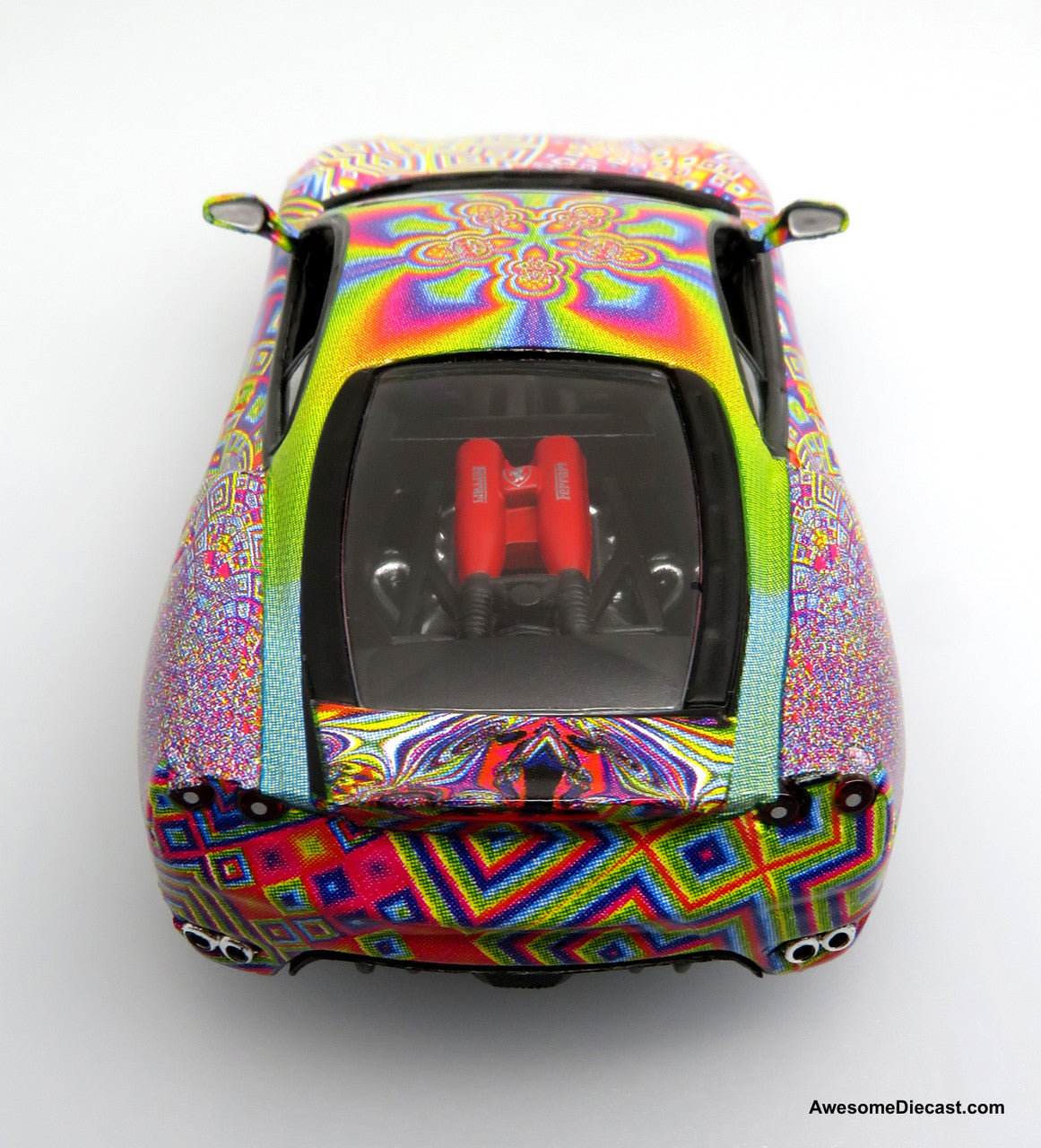 Ferrari F430 - Psychedelic Art Car (Multicolor) 1:43 Diecast Model by Iconic Replicas