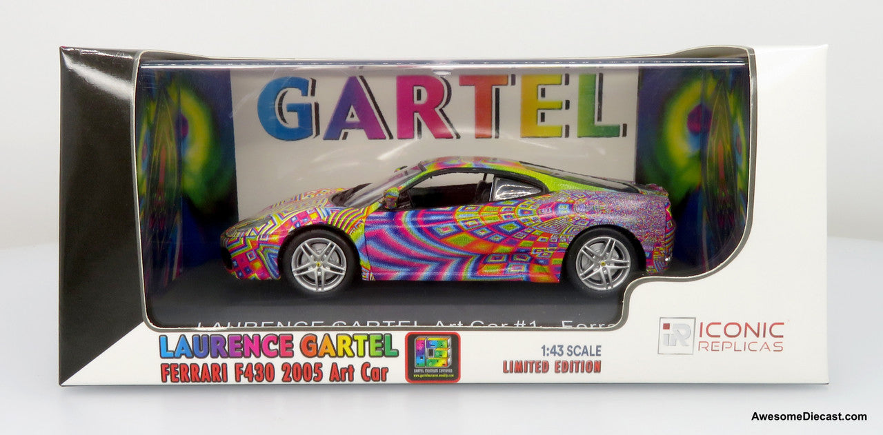 Iconic Replicas 1:43 Ferrari F430: Gartel Art Car – Awesome