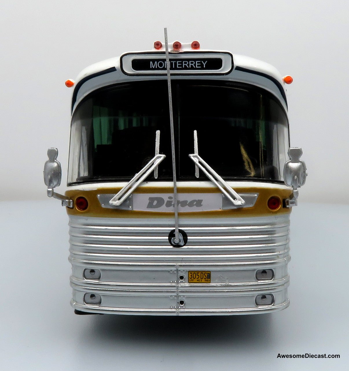 1980 Dina Olimpico Coach - Anahuac - 1:43 Diecast Bus Model by Iconic Replicas