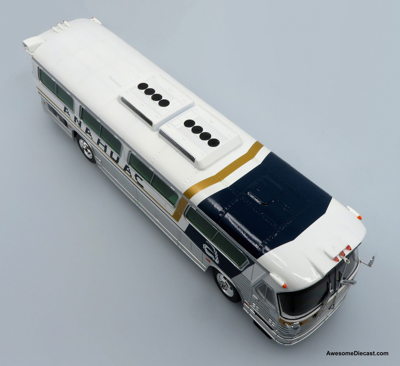 1980 Dina Olimpico Coach - Anahuac - 1:43 Diecast Bus Model by Iconic Replicas
