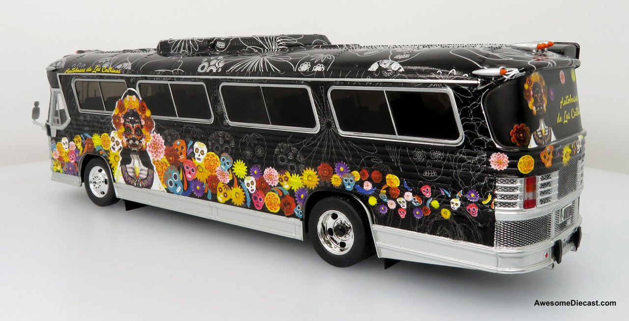 1980 Dina Olimpico Coach - Las Catrinas - 1:43 Diecast Bus Model by Iconic Replicas