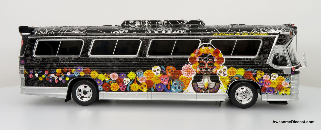 1980 Dina Olimpico Coach - Las Catrinas - 1:43 Diecast Bus Model by Iconic Replicas