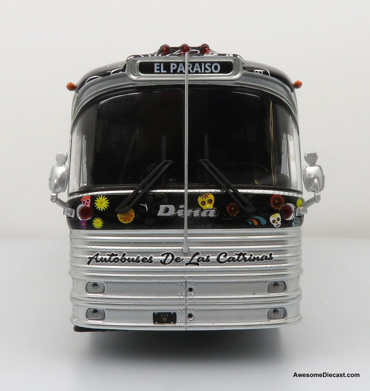 1980 Dina Olimpico Coach - Las Catrinas - 1:43 Diecast Bus Model by Iconic Replicas