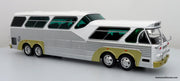 Sultana TM 44-18 SP Panoramico Coach - Blank White (Silver/Green) 1:43 Diecast Bus by Iconic Replicas