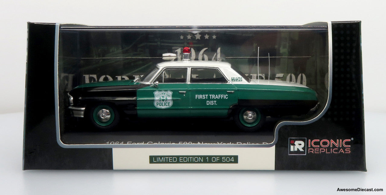 1964 Ford Galaxie 500 Police Car: New York Police Department