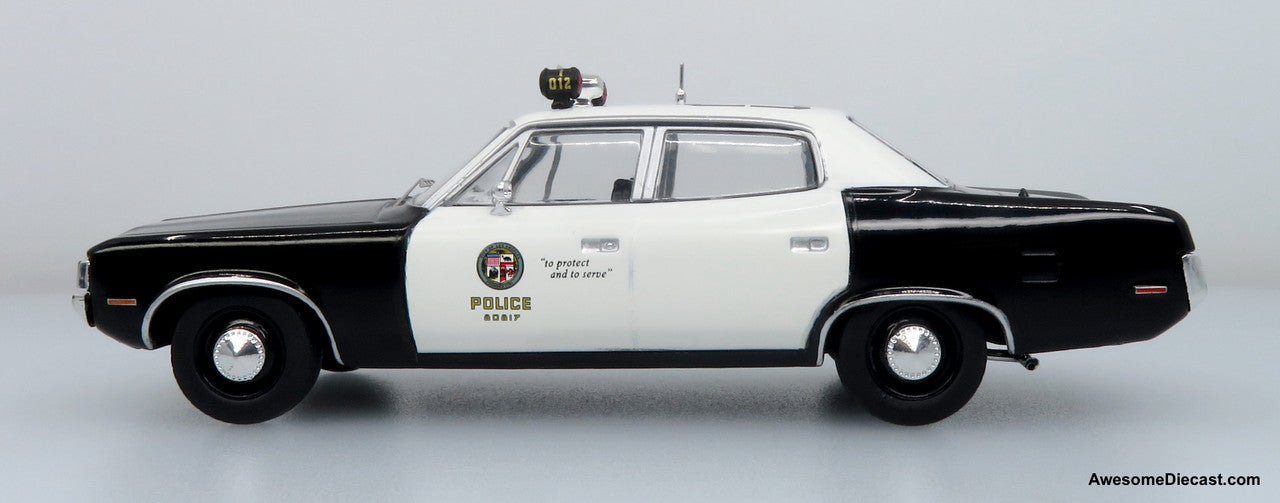 Last Few!! 1972 AMC Matador Police Car: LAPD Adam-12 1:43 Diecast Model Car by Iconic Replicas