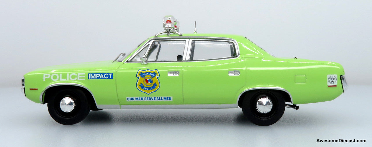1972 AMC Matador Police Car: Cleveland Police Department 1:43 Diecast Model Car by Iconic Replicas