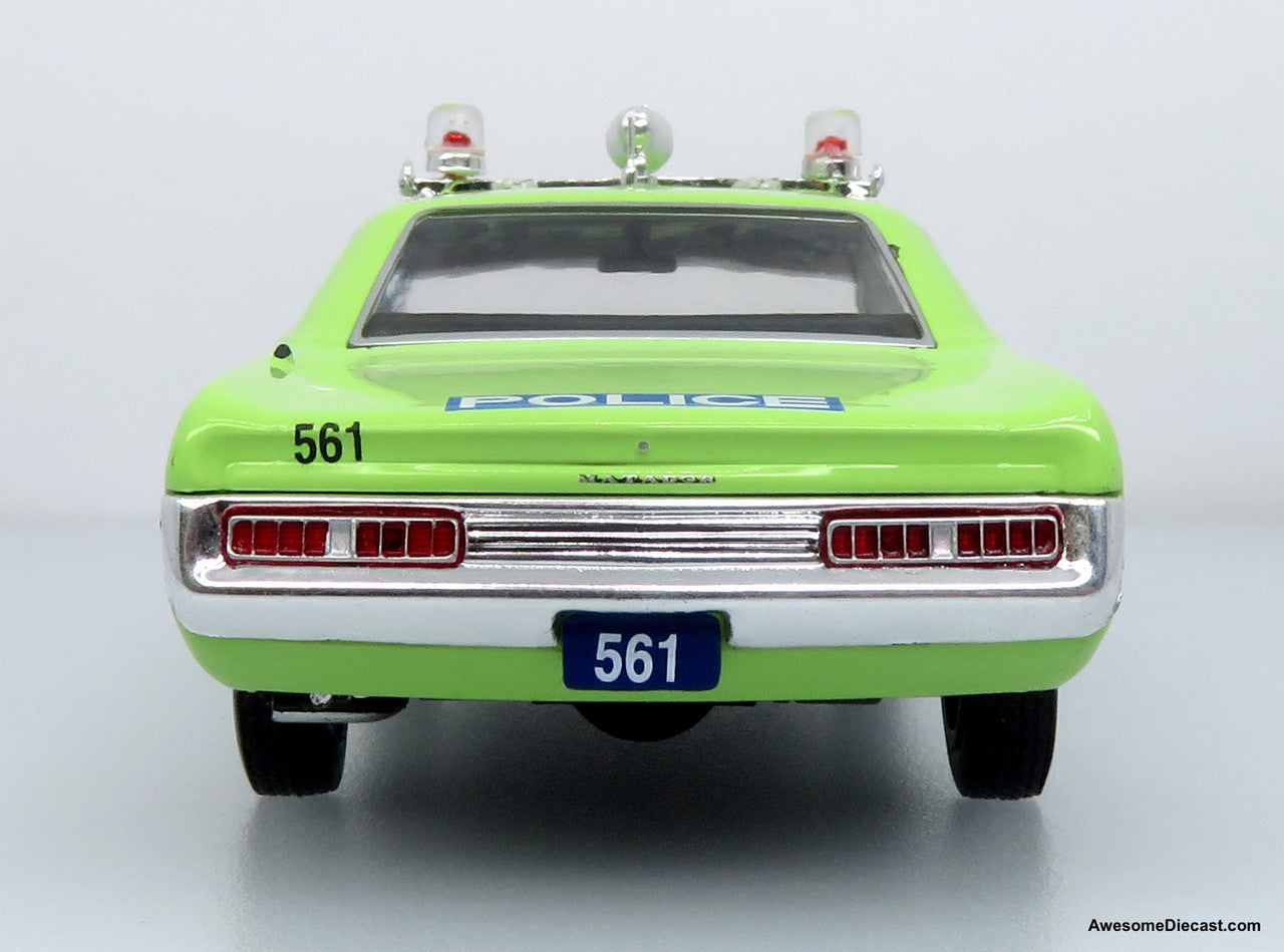 1972 AMC Matador Police Car: Cleveland Police Department 1:43 Diecast Model Car by Iconic Replicas